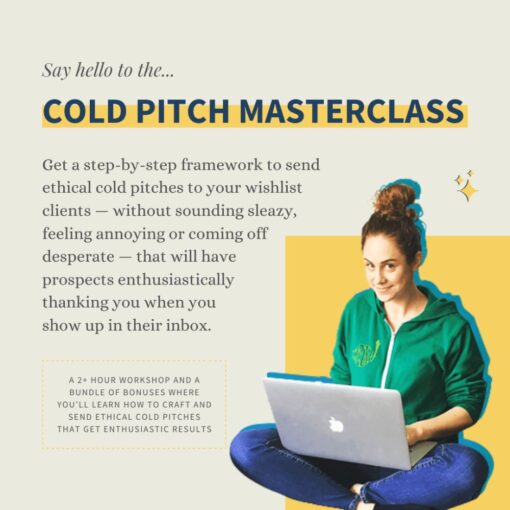 [Video Course] Cold Pitch Masterclass+Cold Pitch Playbook by Bree Weber