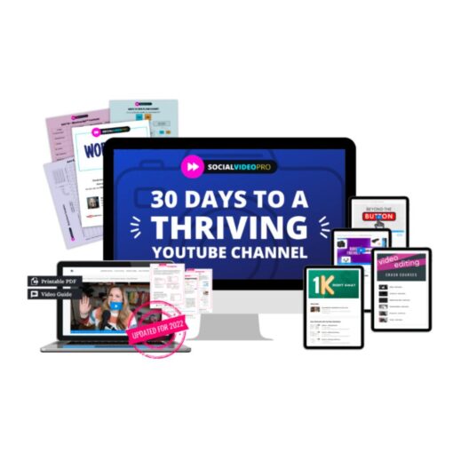 [Video Course] 30 Days to a Thriving YouTube Channel by Meredith Marsh