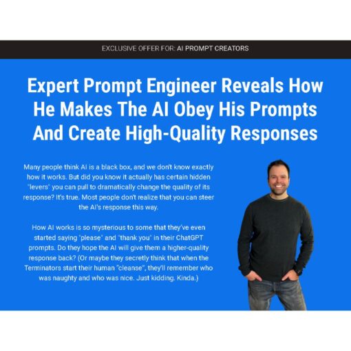 [Video Course] AI Prompt CREATORS by Matt Zimmerman