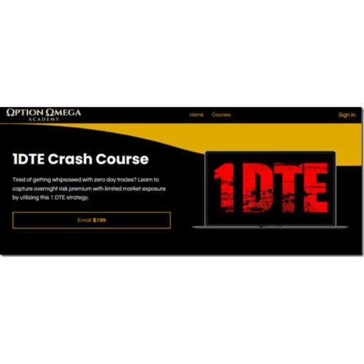 [Video Course] 1DTE Crash Course by Option Omega Academy