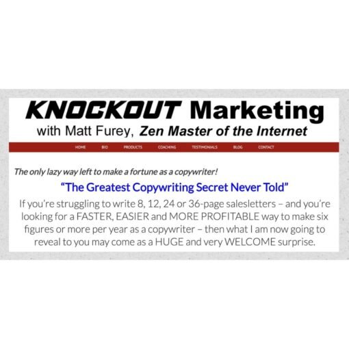 [Audio Course] The Original Matt Furey Email Copywriting Seminar by Matt Furey