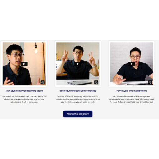 [Video Course] iCan Study by Justin Sung - Image 2
