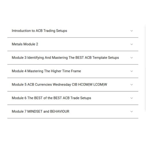 [Video Course] ACB Trading Setups Master Class by Stacey Burke - Image 2