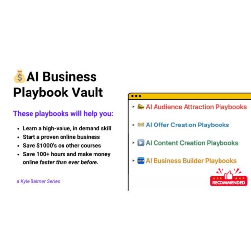 [Video Course] AI Business Playbook Vault by Kyle Balmer