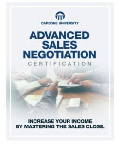 [Video Course] Advanced Sales Negotiation Certification by Grant Cardone