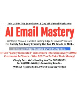 [Video Course] The AI Email Mastery by Mario Castelli and Luke